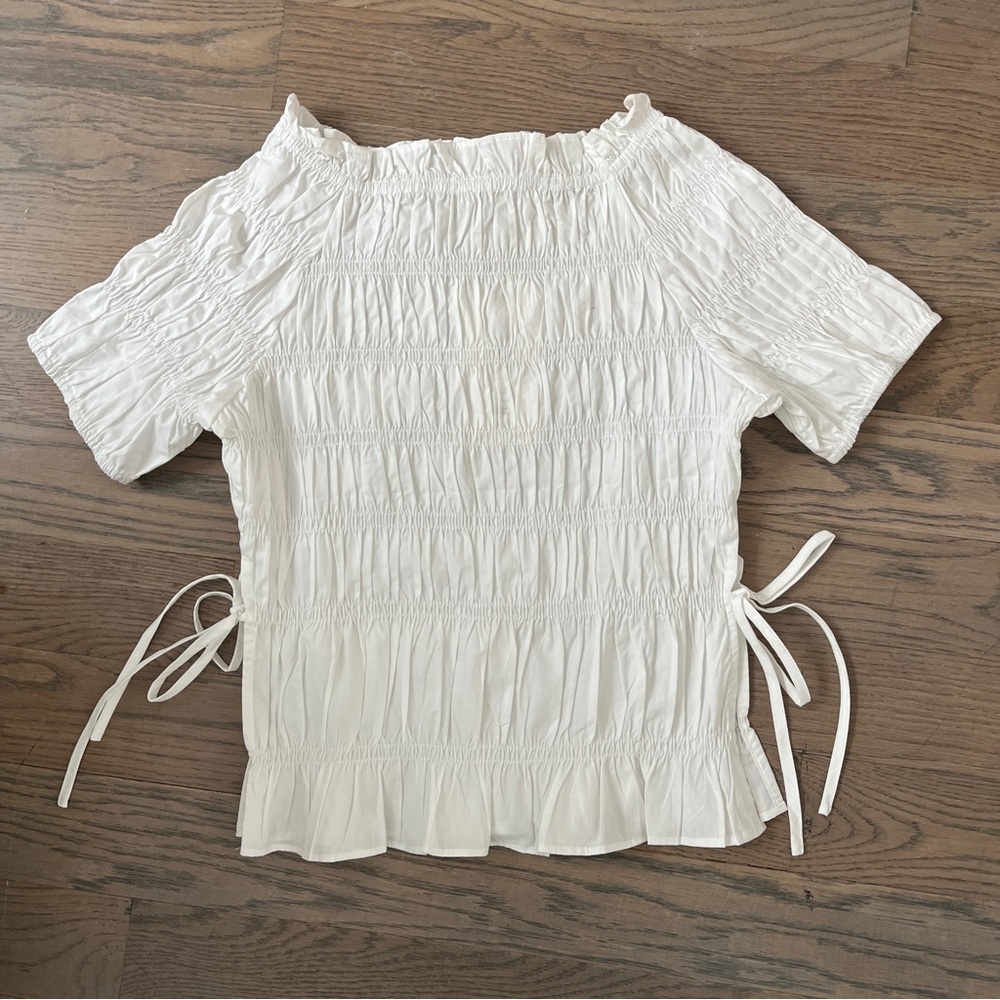 Chictique allrow roland high neck ruched top